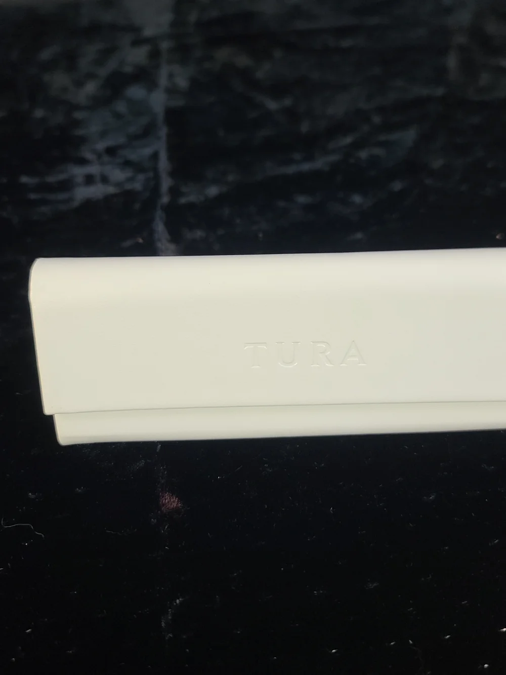 Aldo Tura Cream Eyeglass Case